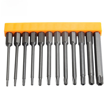 Electric Screwdriver Bit Set with Multiple Head Types