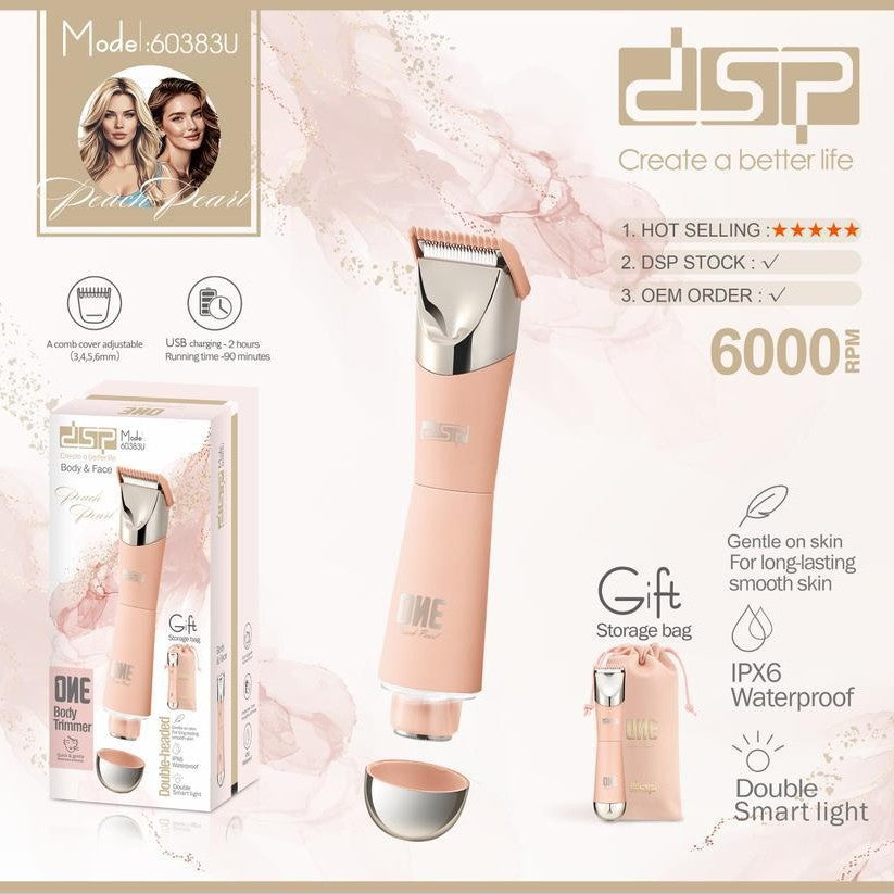 Electric Shaver for Women with LED Light and Adjustable Comb