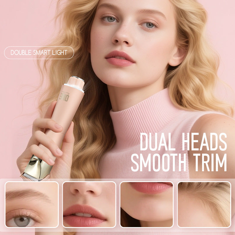 Electric Shaver for Women with LED Light and Adjustable Comb