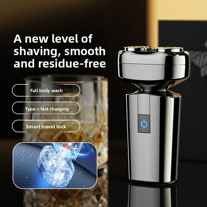Electric Shaver Men Portable USB Rechargeable Waterproof