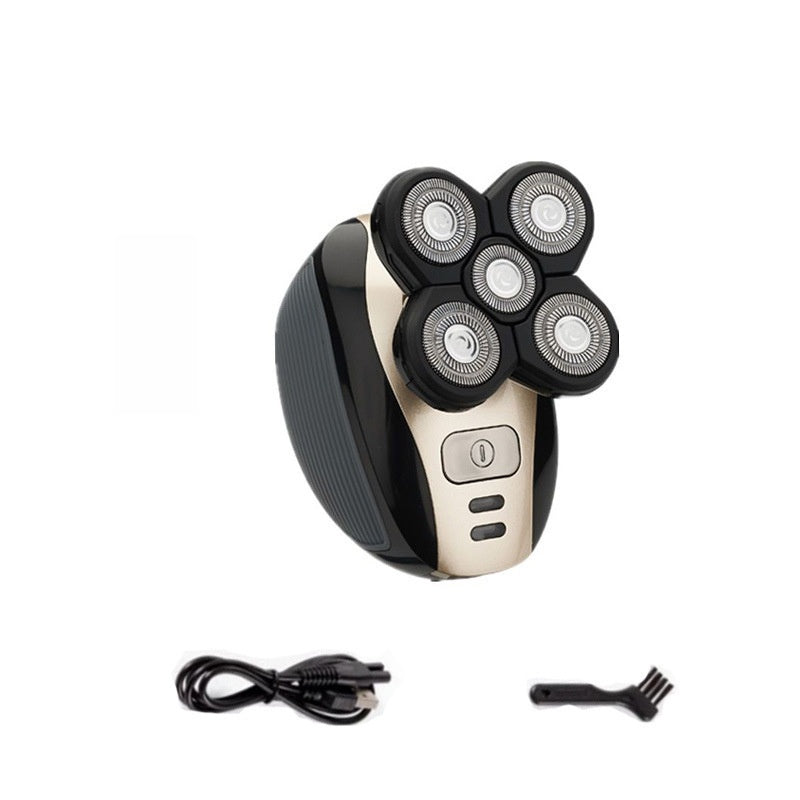 Electric Shaver with 4D Floating Head and Waterproof Design