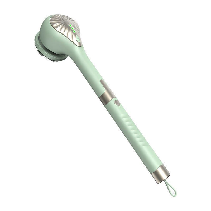 Electric Silicone Bath Brush with Long Handle