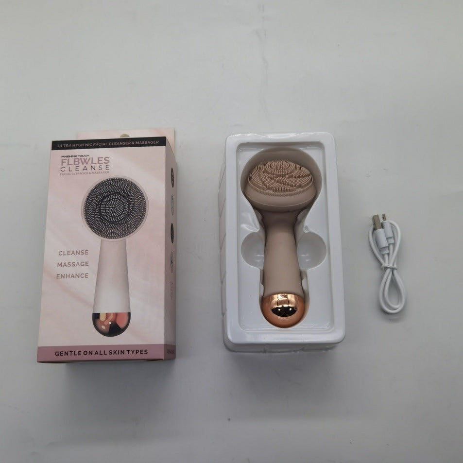 Electric Silicone Facial Cleansing Massager