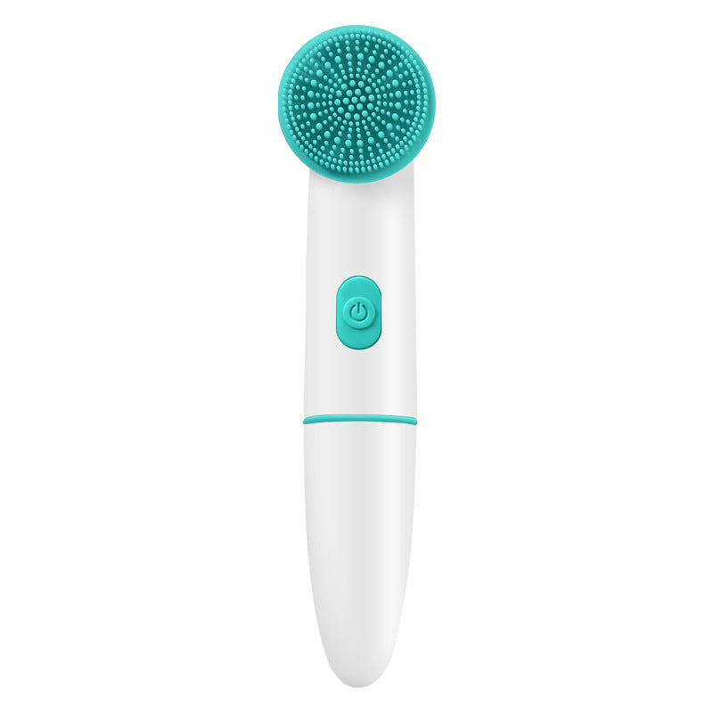 Electric Sonic Facial Cleansing Brush with Silicone Head