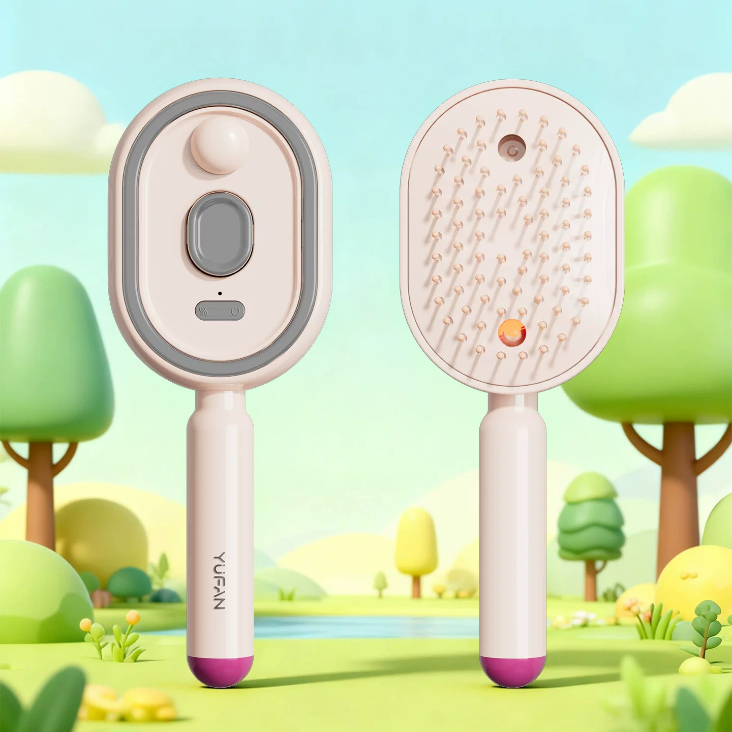 Electric Spray Airbag Massage Comb