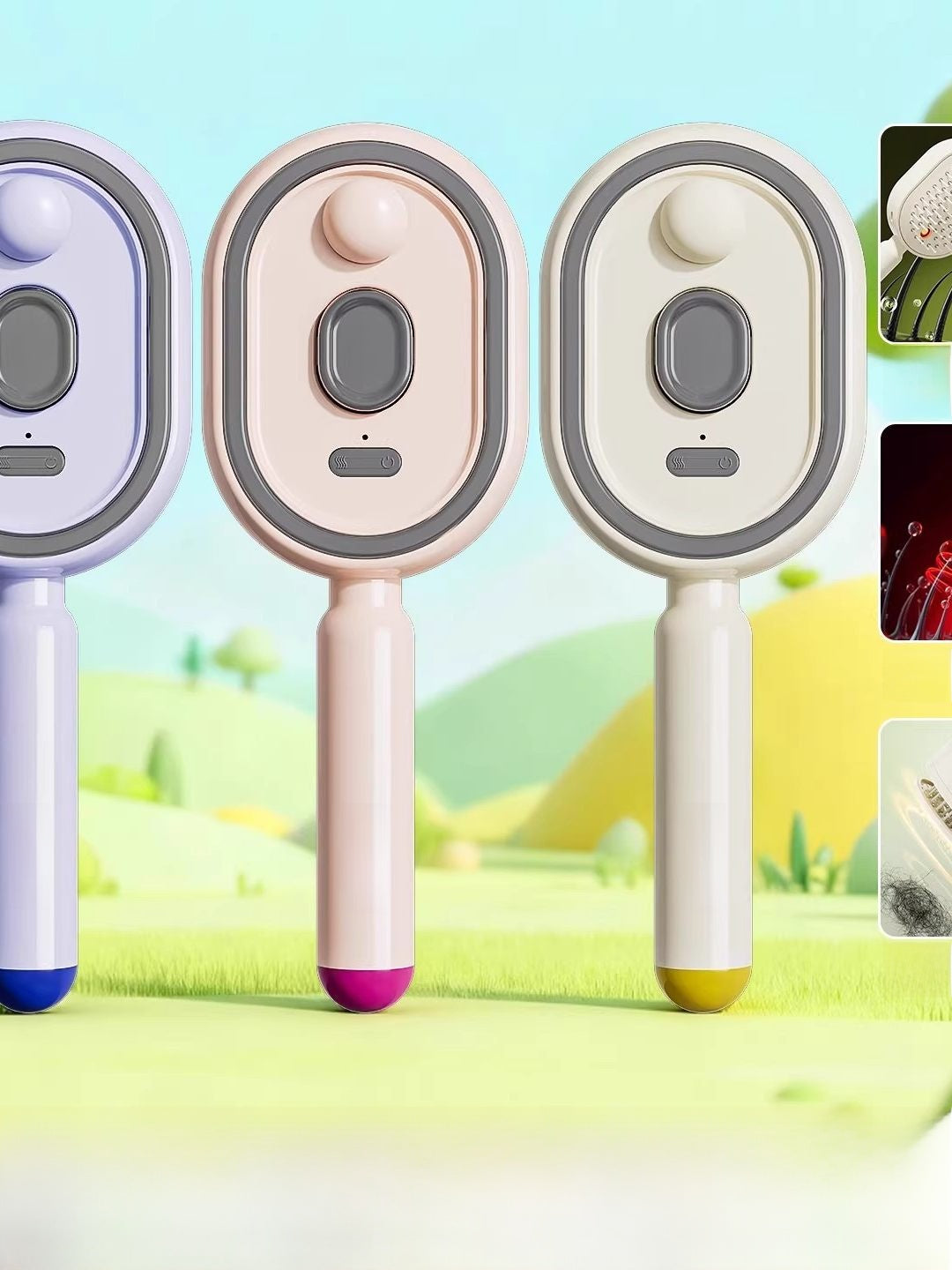Electric Spray Airbag Massage Comb