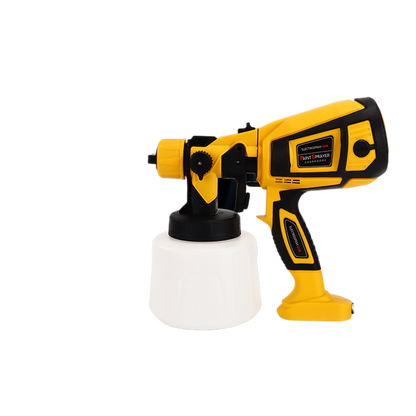 Electric spray gun, high-pressure spray gun