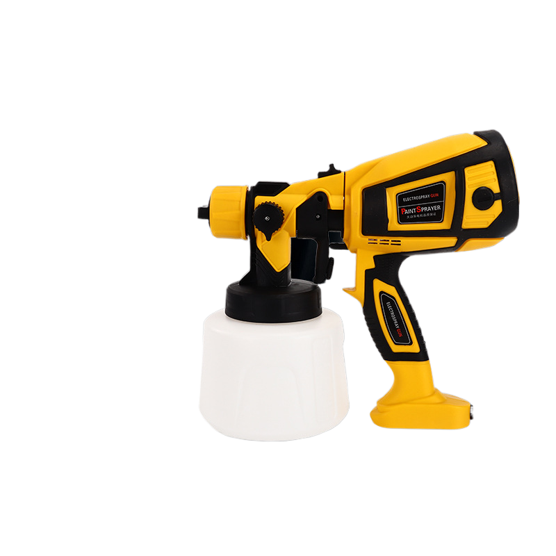 Electric spray gun, high-pressure spray gun