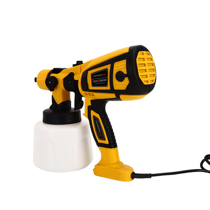 Electric spray gun, high-pressure spray gun