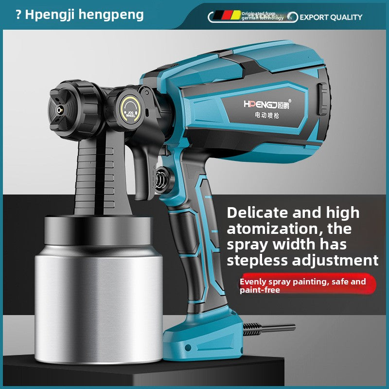 Electric spray gun, lithium battery-powered small rechargeable