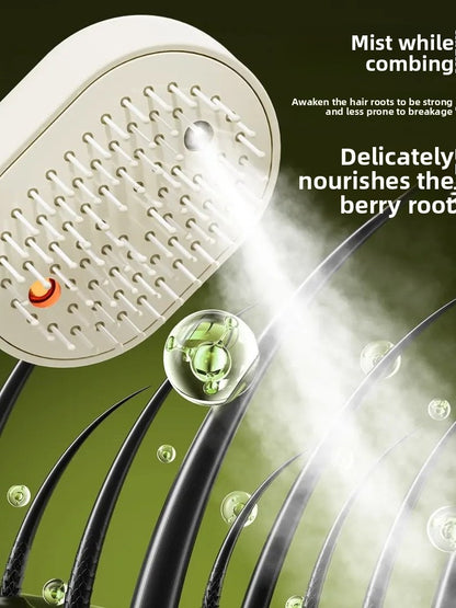 Electric Spray Massage Hair Comb with Aromatherapy