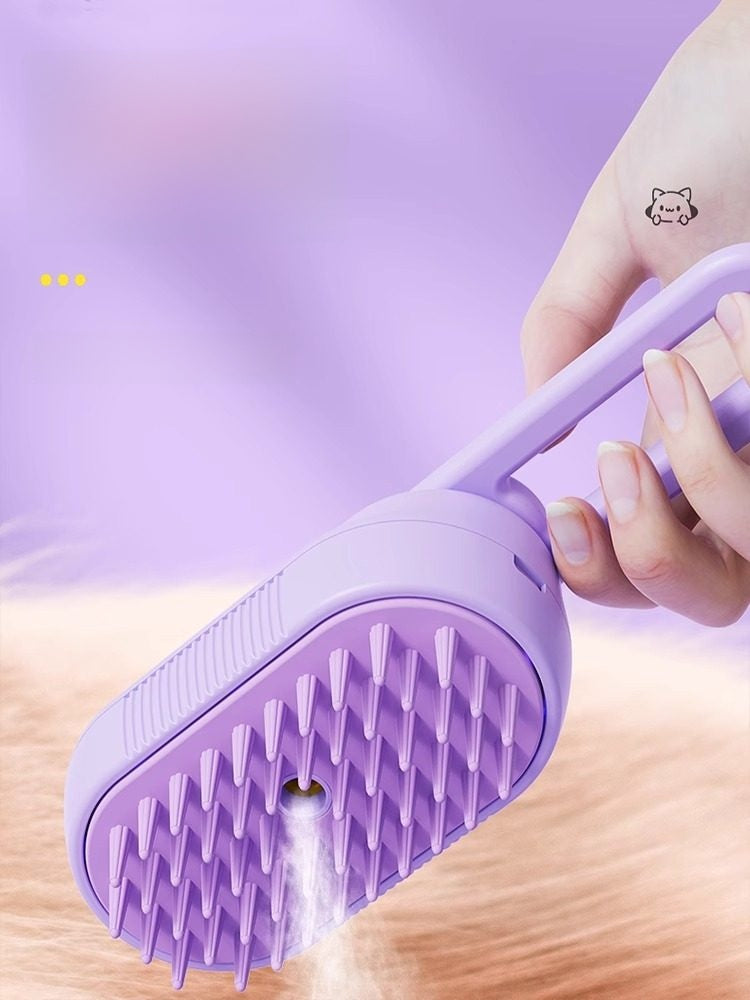 Electric Spray Massage Pet Grooming Brush