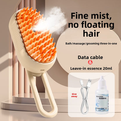 Electric Spray Massage Pet Grooming Brush