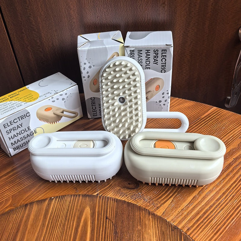 Electric Spray Pet Grooming Brush