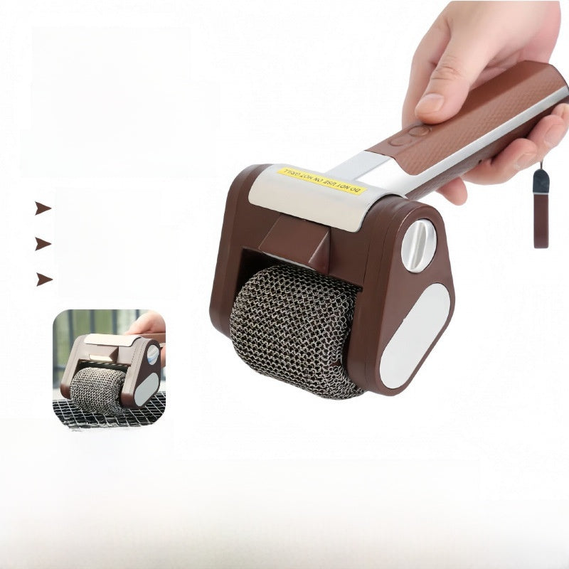 Electric Stainless Steel Roller Grill Cleaner Brush