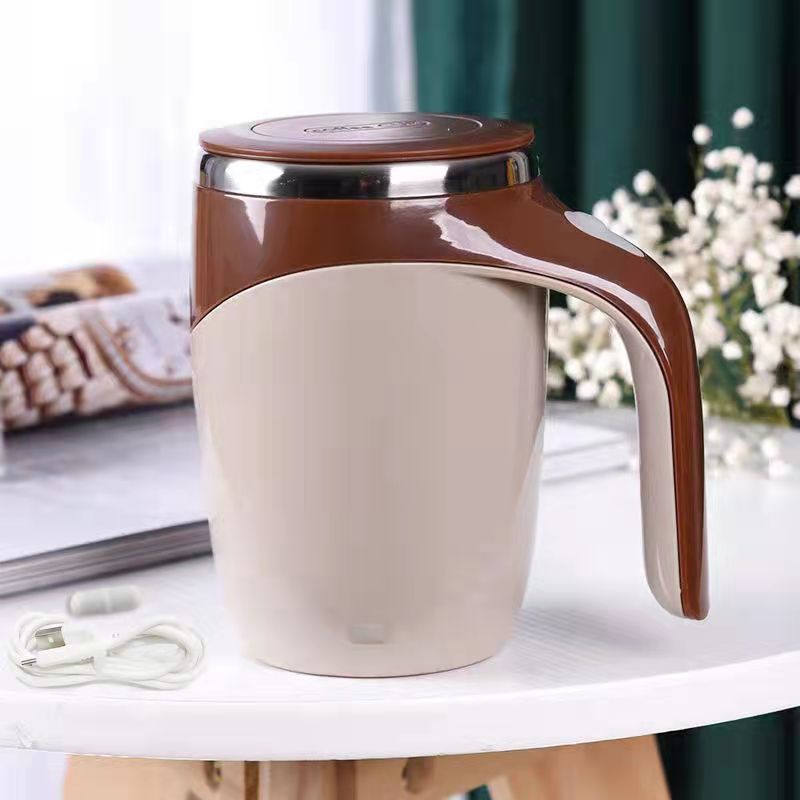 Electric stirring cup