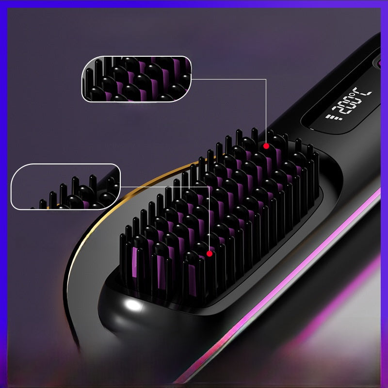 Electric straightening comb