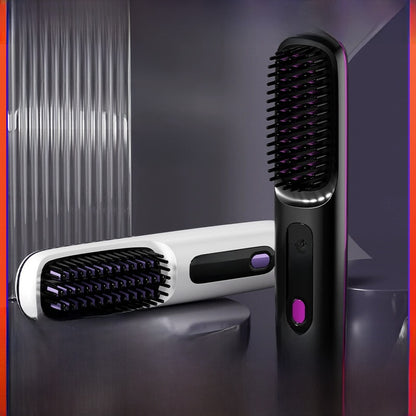 Electric straightening comb