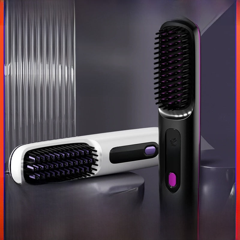 Electric straightening comb