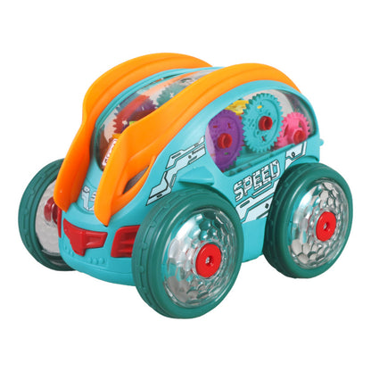 Electric Stunt Rotating Car with Lights and Music