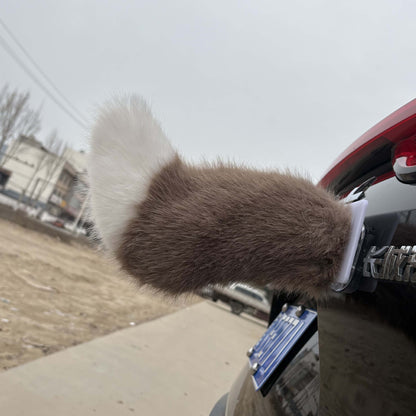 Electric Swinging Faux Fur Car Tail Decoration