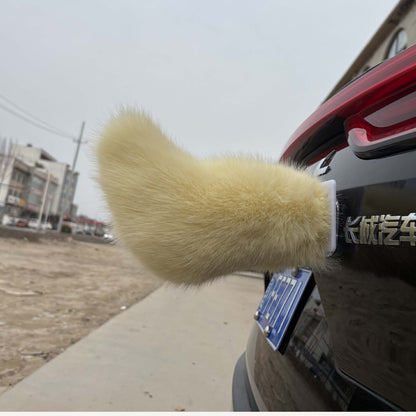 Electric Swinging Faux Fur Car Tail Decoration