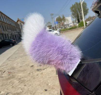 Electric Swinging Faux Fur Car Tail Decoration