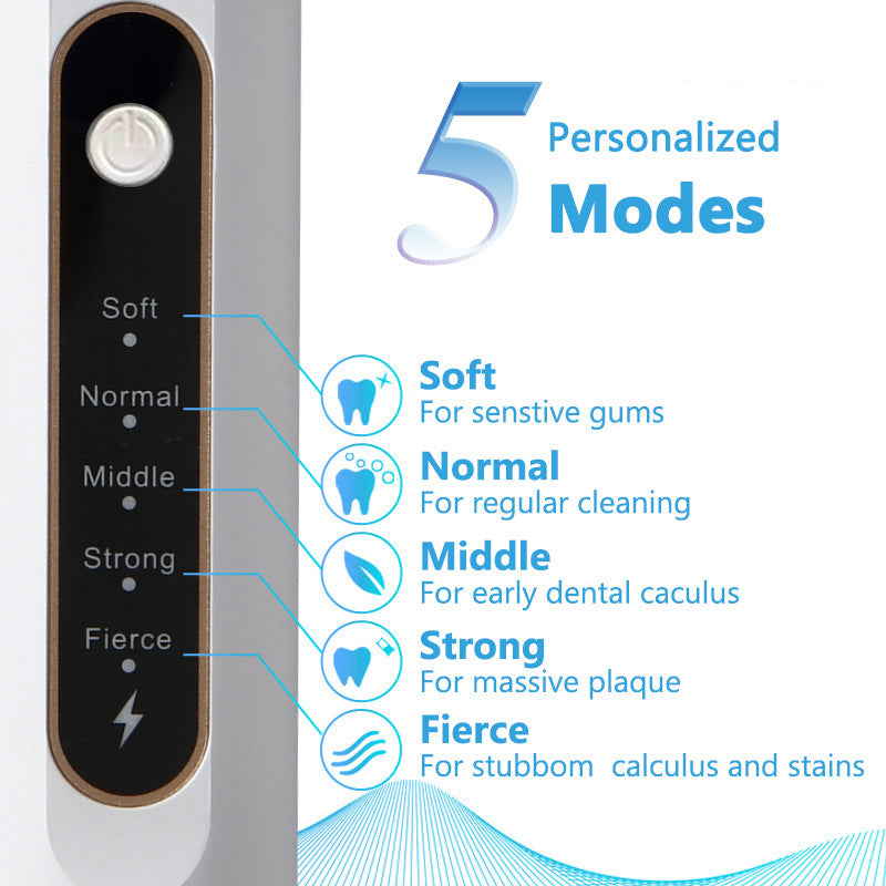 Electric tooth beauty instrument