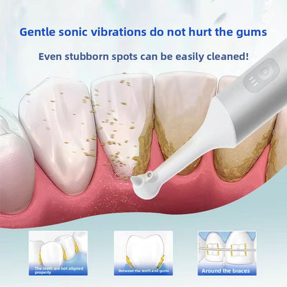 Electric Tooth Cleaning Polisher with Replaceable Heads
