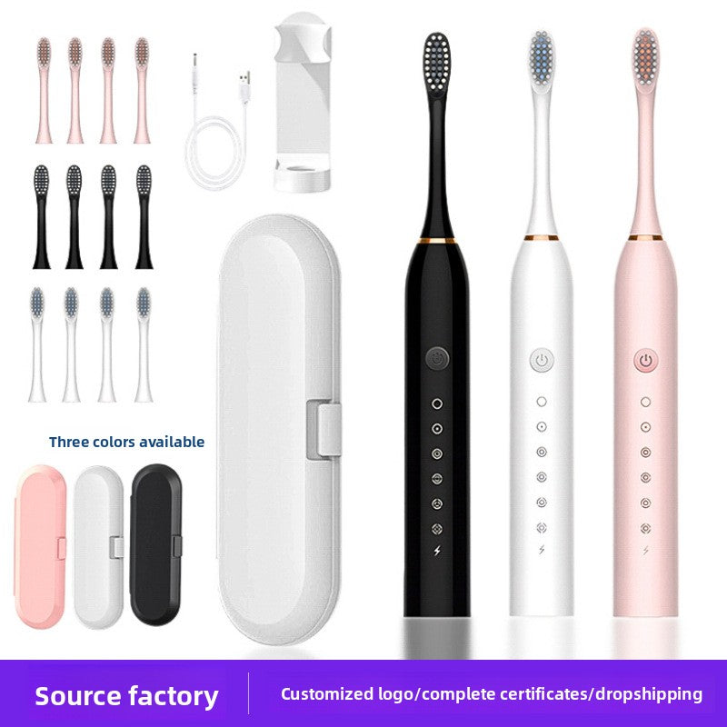 Electric toothbrush couple set for adults