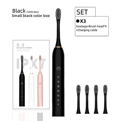 Electric toothbrush couple set for adults