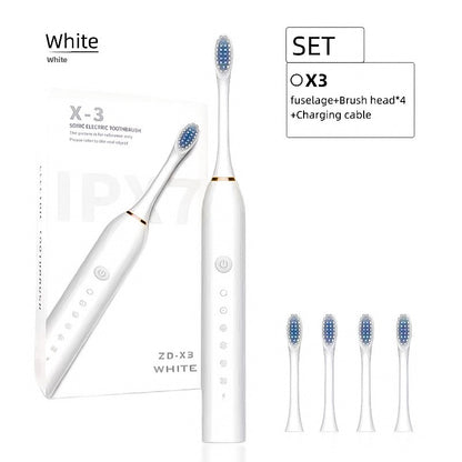 Electric toothbrush couple set for adults