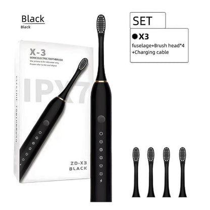 Electric toothbrush couple set for adults