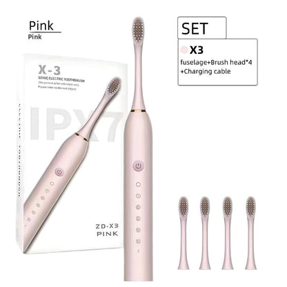 Electric toothbrush couple set for adults
