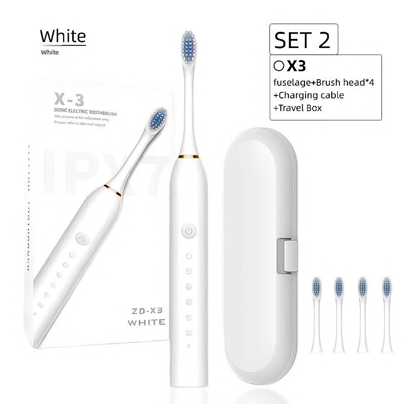 Electric toothbrush couple set for adults