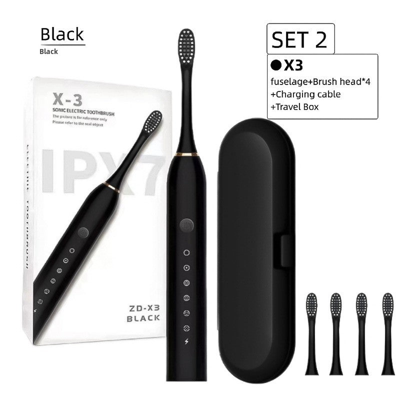 Electric toothbrush couple set for adults