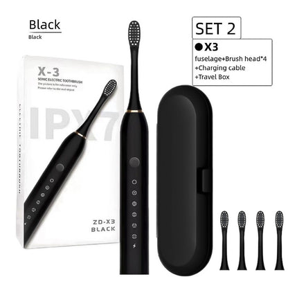 Electric toothbrush couple set for adults