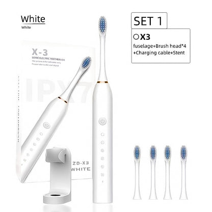 Electric toothbrush couple set for adults