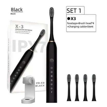 Electric toothbrush couple set for adults
