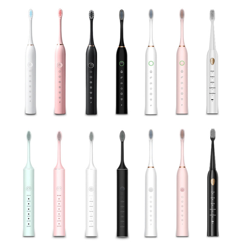 Electric toothbrush couple set for adults