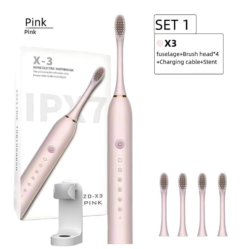 Electric toothbrush couple set for adults