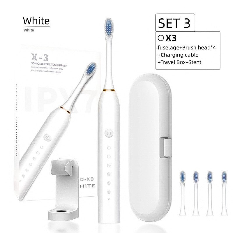 Electric toothbrush couple set for adults