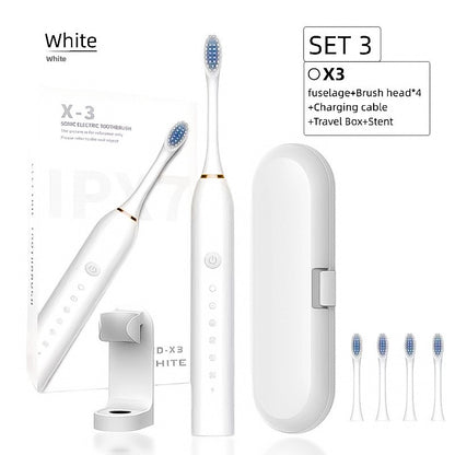 Electric toothbrush couple set for adults