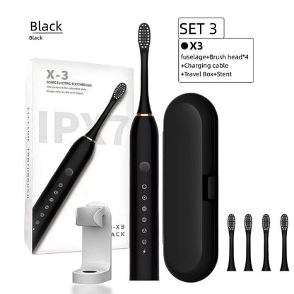 Electric toothbrush couple set for adults