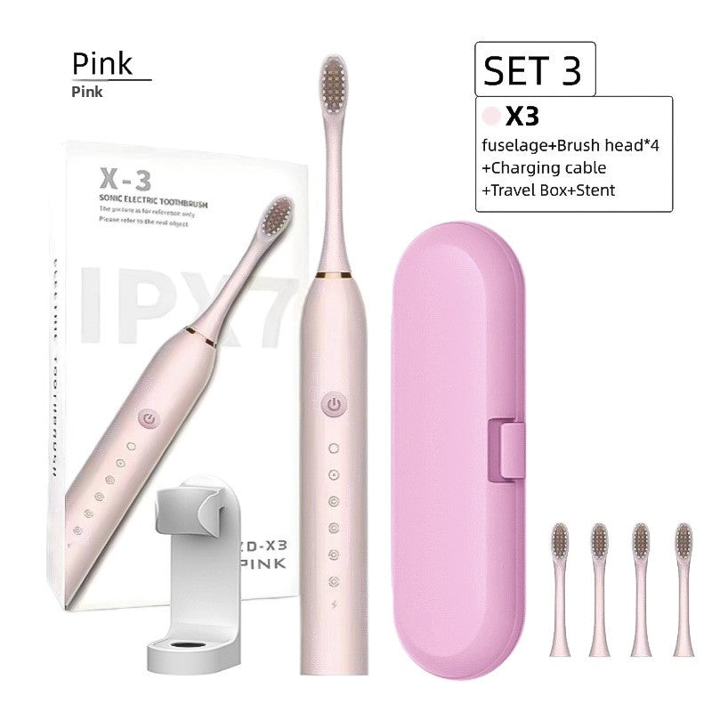 Electric toothbrush couple set for adults
