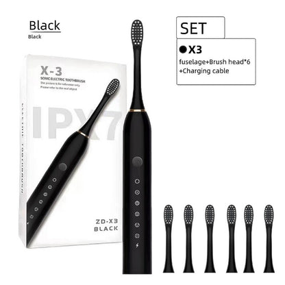 Electric toothbrush couple set for adults
