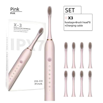Electric toothbrush couple set for adults