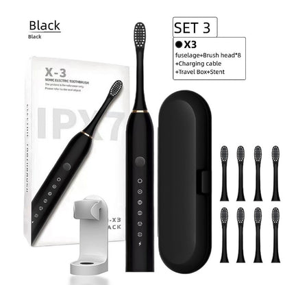 Electric toothbrush couple set for adults