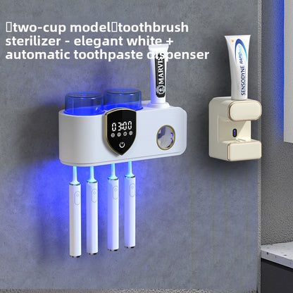 Electric toothbrush sanitizer