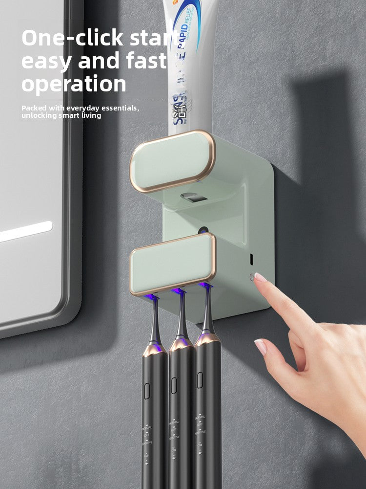 Electric toothbrush sanitizer